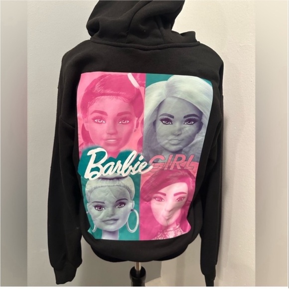 NWT Barbie Hoodie, Size Small - Picture 4 of 7